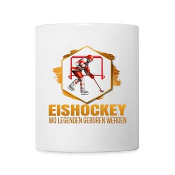 Wo Legenden geboren werden - Eishockey - Tasse - Weiß - Vorne