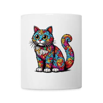 Chat - Mug blanc - blanc - Devant
