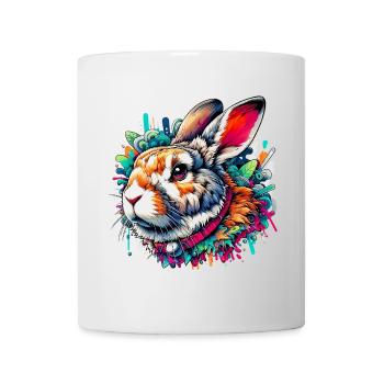 Lapin - Mug blanc - blanc - Devant