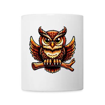 Owl - Mug - white - Front