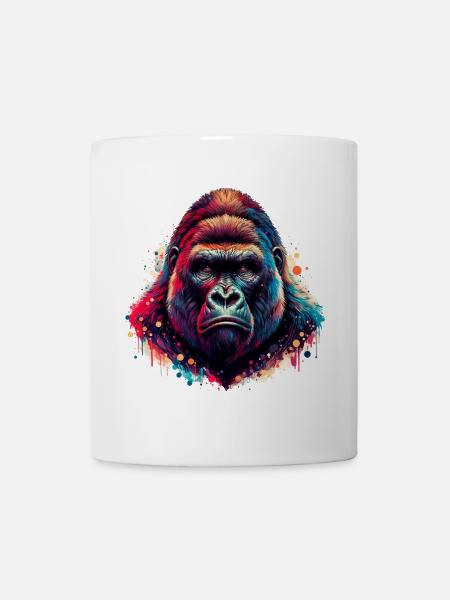 Gorilla - Tasse - Weiß