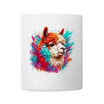 Alpaka - Tasse - Weiß - Vorne