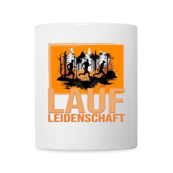 Lauf Leidenschaft - Tasse - Weiß - Vorne