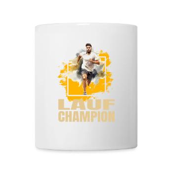 Lauf Champion - Tasse - Weiß - Vorne