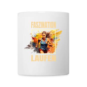Faszination Laufen - Tasse - Weiß - Vorne