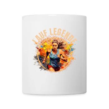 Lauf Legende - Tasse - Weiß - Vorne