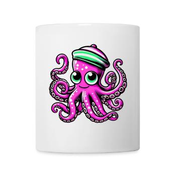 Pieuvre - Mug blanc - blanc - Devant