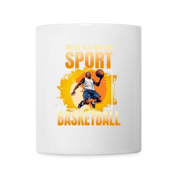 Mehr als nur ein Sport - Basketball - Tasse - Weiß - Vorne