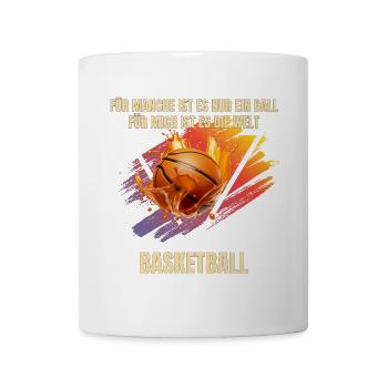 Für manche ist es nur ein Ball... - Basketball - Tasse - Weiß - Vorne