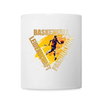 Leidenschaft - Faszination - Basketball - Tasse - Weiß - Vorne