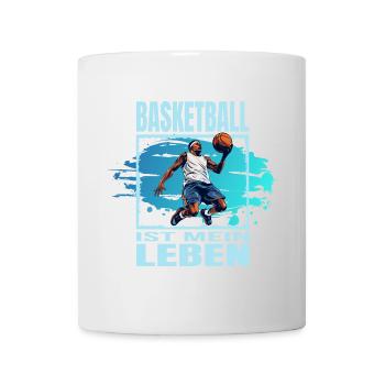 Basketball ist mein Leben - Tasse - Weiß - Vorne