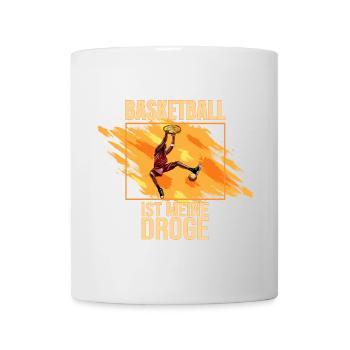 Basketball ist meine Droge - Tasse - Weiß - Vorne