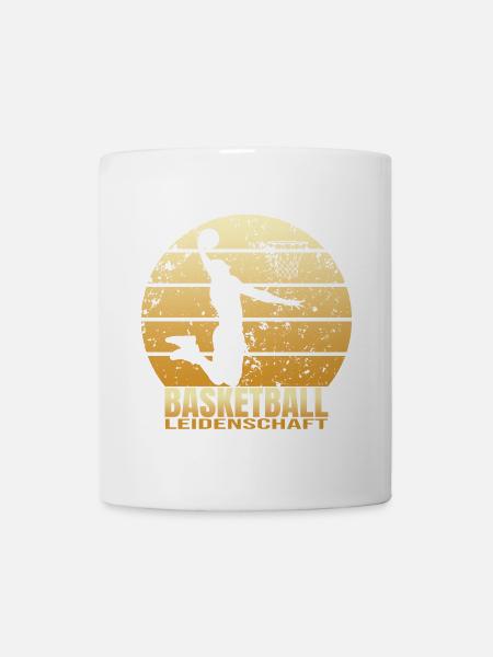 Basketball Leidenschaft - Tasse - Weiß