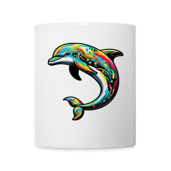 Dauphin - Mug blanc - blanc - Devant