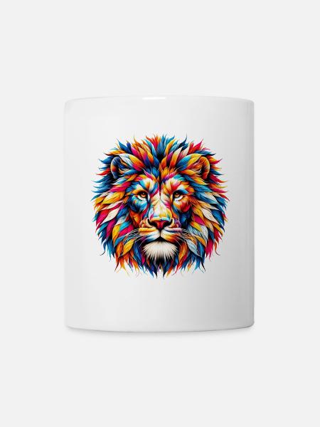 Lion - Mug blanc - blanc