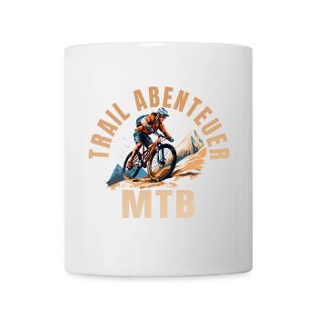 Trail Abenteuer - Tasse - Weiß - Vorne