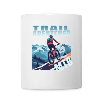 Trail Abenteuer - Tasse - Weiß - Vorne
