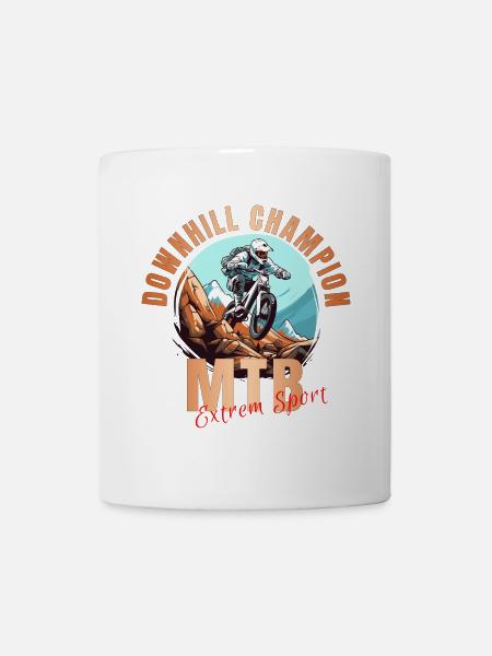 Downhill Champion - Tasse - Weiß