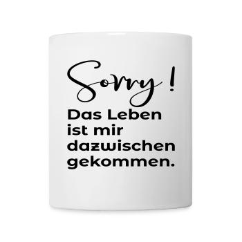 AUSREDE - ZEITMANAGEMENT - Tasse - Weiß - Vorne