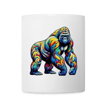 Gorille - Mug blanc - blanc - Devant