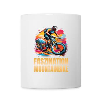Faszination Mountainbike - Tasse - Weiß - Vorne