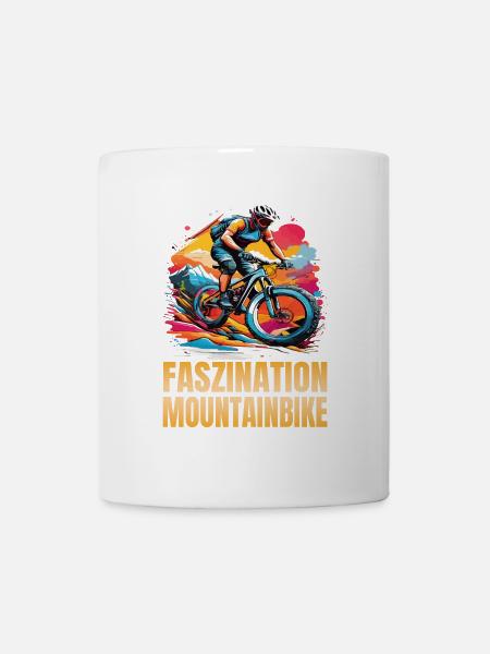 Faszination Mountainbike - Tasse - Weiß