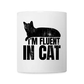 Lustiger Katzenliebhaber Spruch - Tasse - Weiß - Vorne