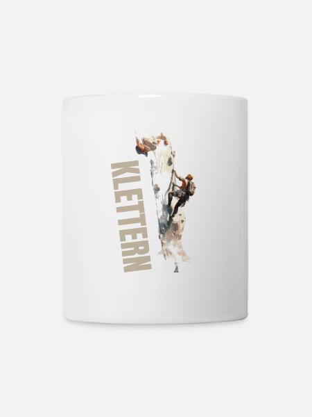 Klettern - Tasse - Weiß