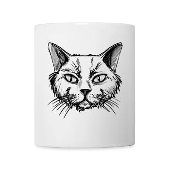 Chat - Mug blanc - blanc - Devant