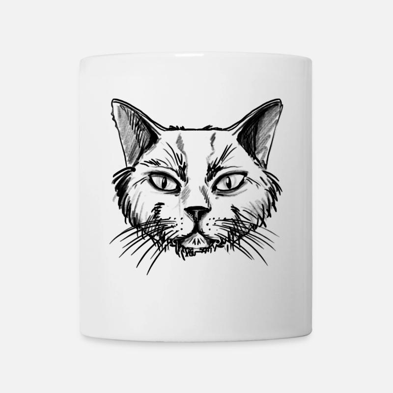 Katze - Tasse - Weiß