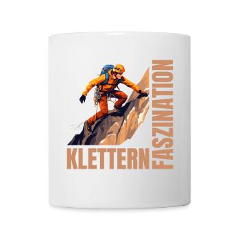 Faszination Klettern - Tasse - Weiß - Vorne