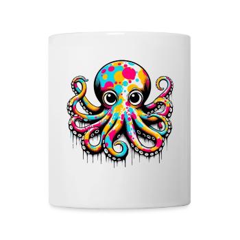 Pieuvre - Mug blanc - blanc - Devant