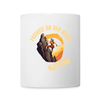 Freiheit an der Wand - Tasse - Weiß - Vorne