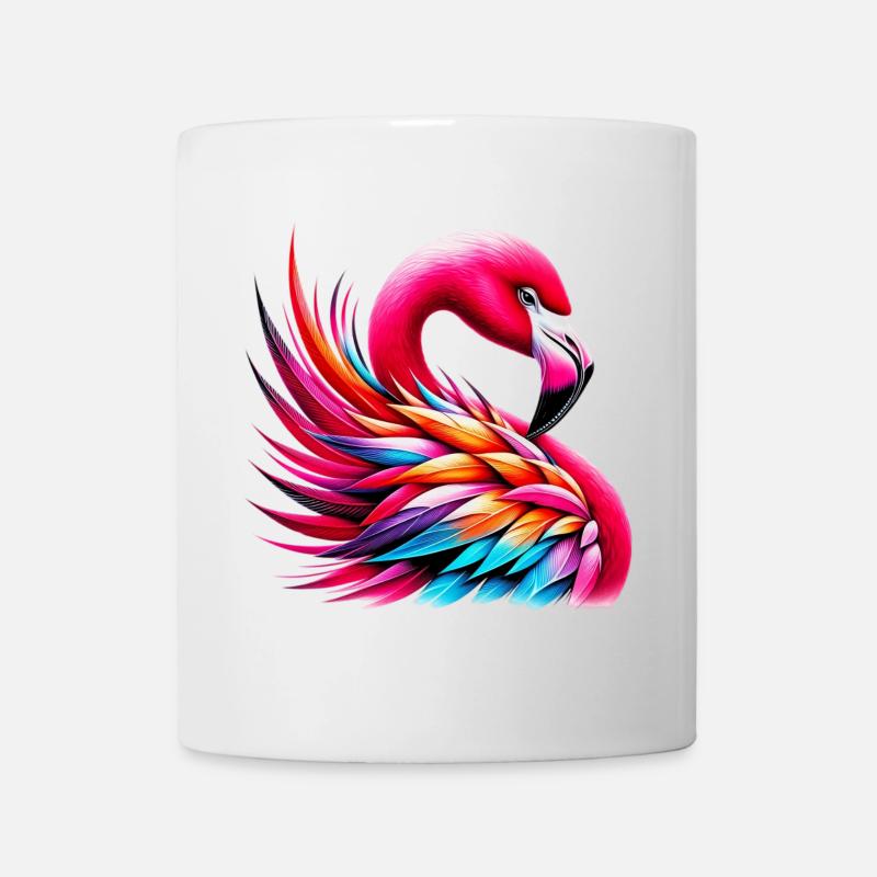 Flamant - Mug blanc - blanc