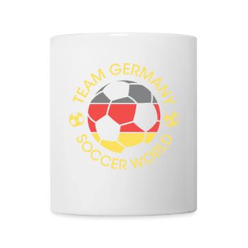 Tournoi du championnat d’Allemagne de football - Mug blanc - blanc - Devant
