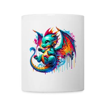 Dragon - Mug blanc - blanc - Devant