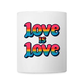 Liebe ist Liebe: Feiere Stolz und Einheit - Tasse - Weiß - Vorne