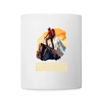 Berge sind die Magie der Natur - Tasse - Weiß - Vorne