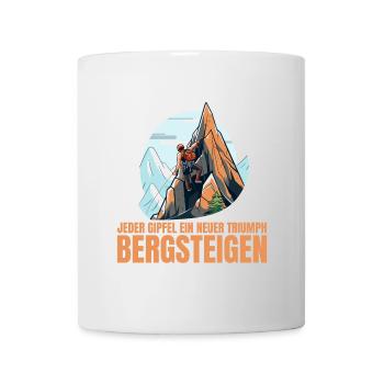 Jeder Gipfel - Tasse - Weiß - Vorne