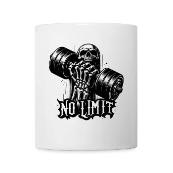 Haltère de musculation No Limit Hard Workout - Mug blanc - blanc - Devant