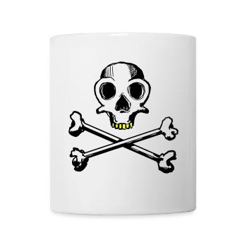 Skull and Bones 3c - Tasse - Weiß - Vorne