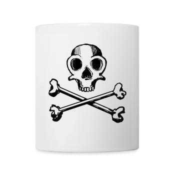 Skull and Bones 1c - Tasse - Weiß - Vorne