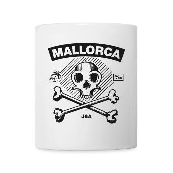 Mallorca JGA Pirate – JGA unter Palmen - Tasse - Weiß - Vorne