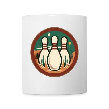 Vintage Bowling - Tasse - Weiß - Vorne