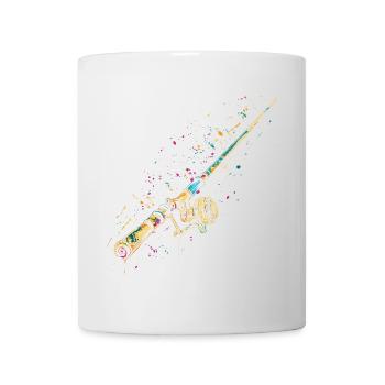 Graffiti de canne à pêche - Mug blanc - blanc - Devant
