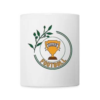 Football Siegerin Footballerin Spielerin Sieg - Tasse - Weiß - Vorne