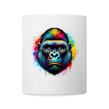 Gorille - Mug blanc - blanc - Devant