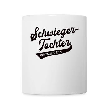 Schwiegertochter 2024 Hochzeit Heirat Ehe Tochter - Tasse - Weiß - Vorne