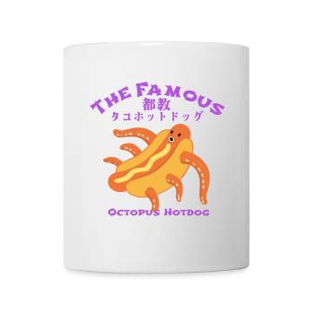 Le célèbre hot-dog Tokyo TAKO - Mug blanc - blanc - Devant