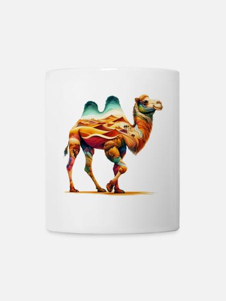 Kamel - Tasse - Weiß
